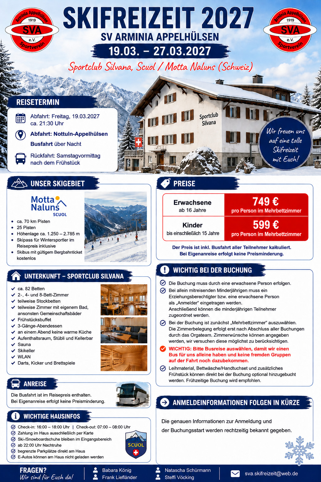 Infoblatt Skifreizeit 2027 Infoblatt Skifreizeit 2027
